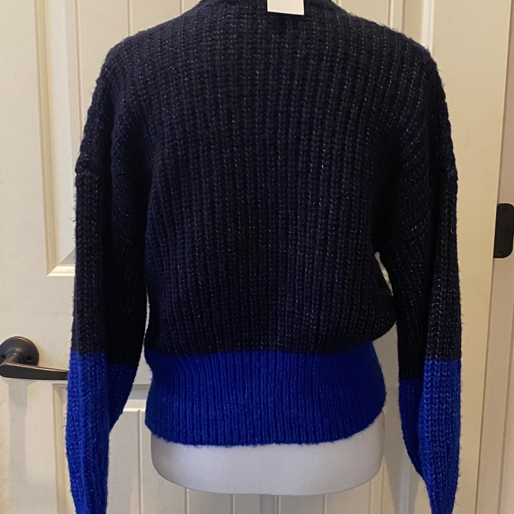 Elodie Colorblock Mock Neck Sweater-NWT - Picture 6 of 6